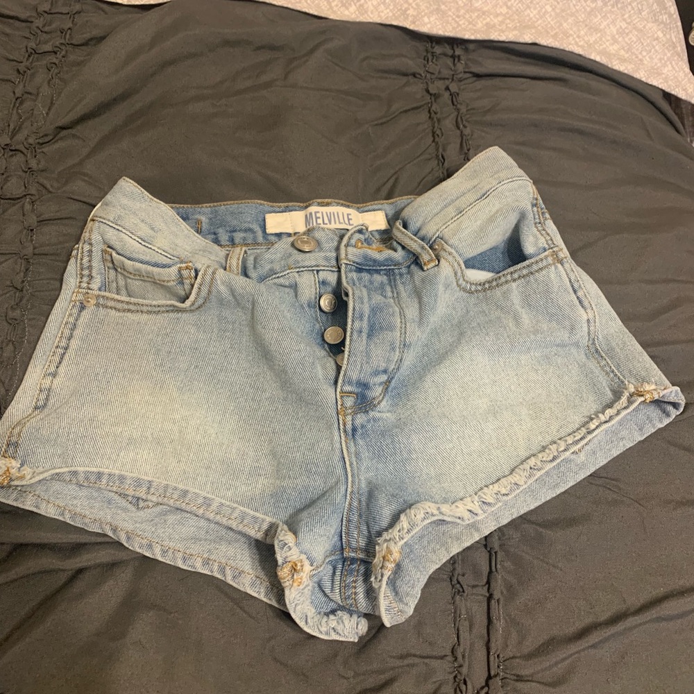 Brandy Melville jean shorts high rise